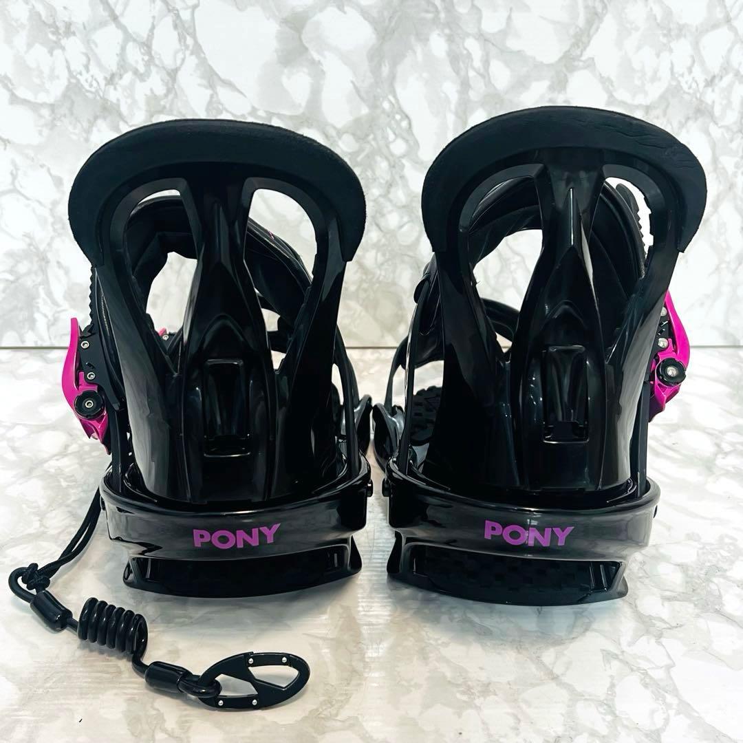 【美品】 バートン PONY レディース ビンディング M 23.0cm〜
