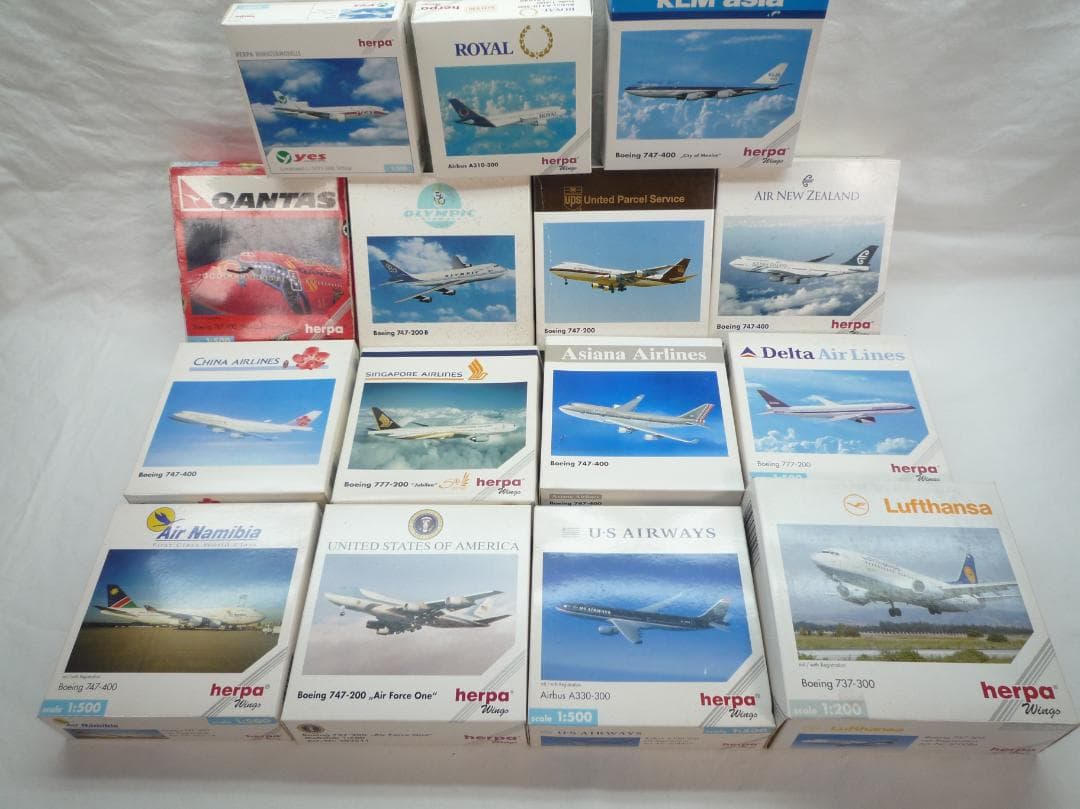 Herpa wings航空機模型 まとめ売り