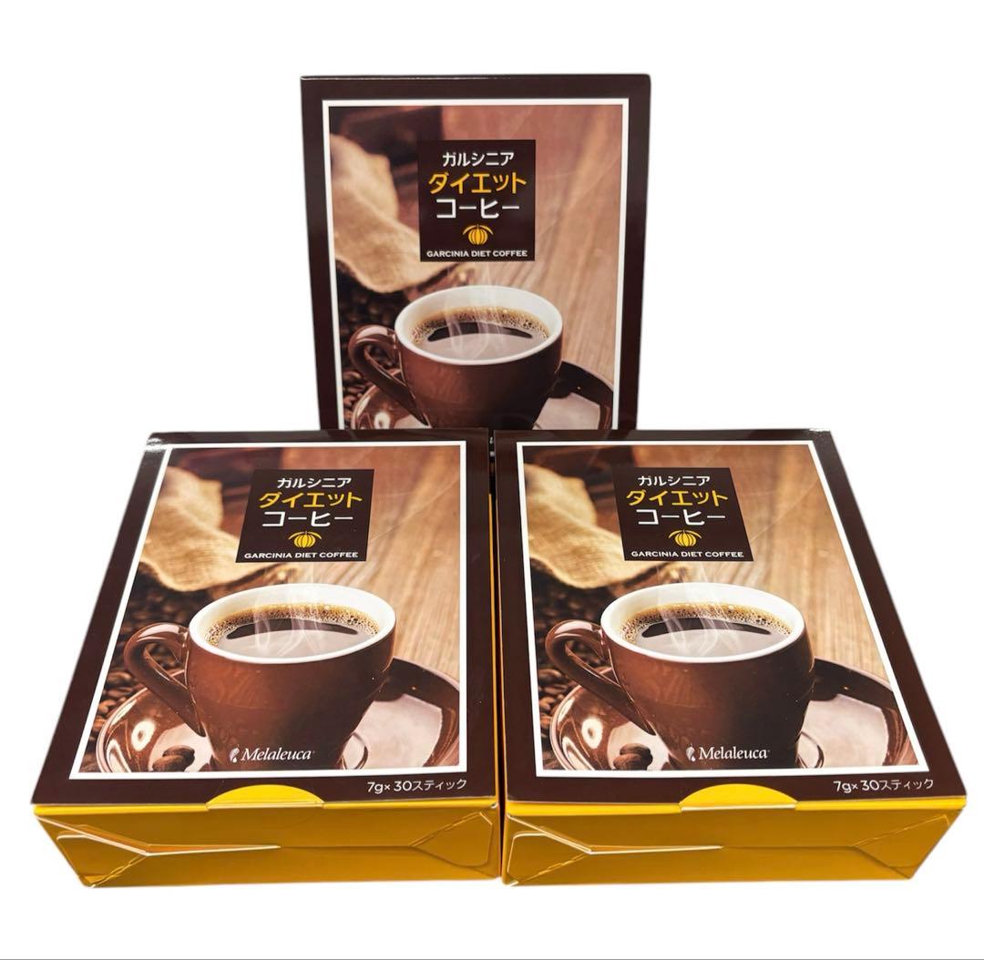 メラルーカ ガルシニアダイエットコーヒー　7ｇ×30スティック×3箱