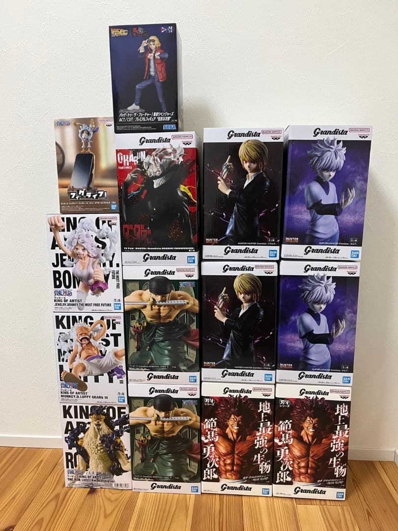 HUNTER×HUNTER&ワンピース多め　未開封プライズフィギュア14体セット