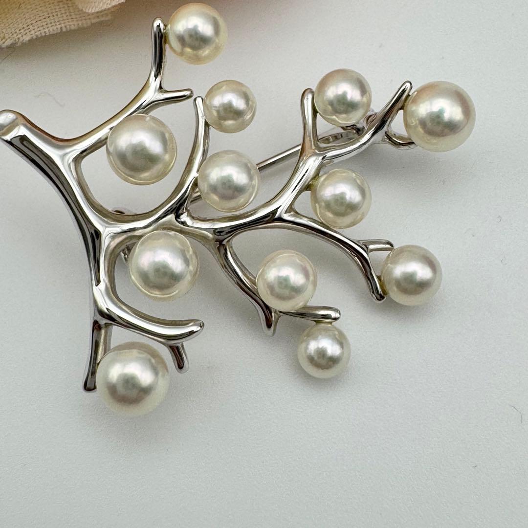 MIKIMOTO ミキモト ブローチ 幸福の木silver - メルカリ