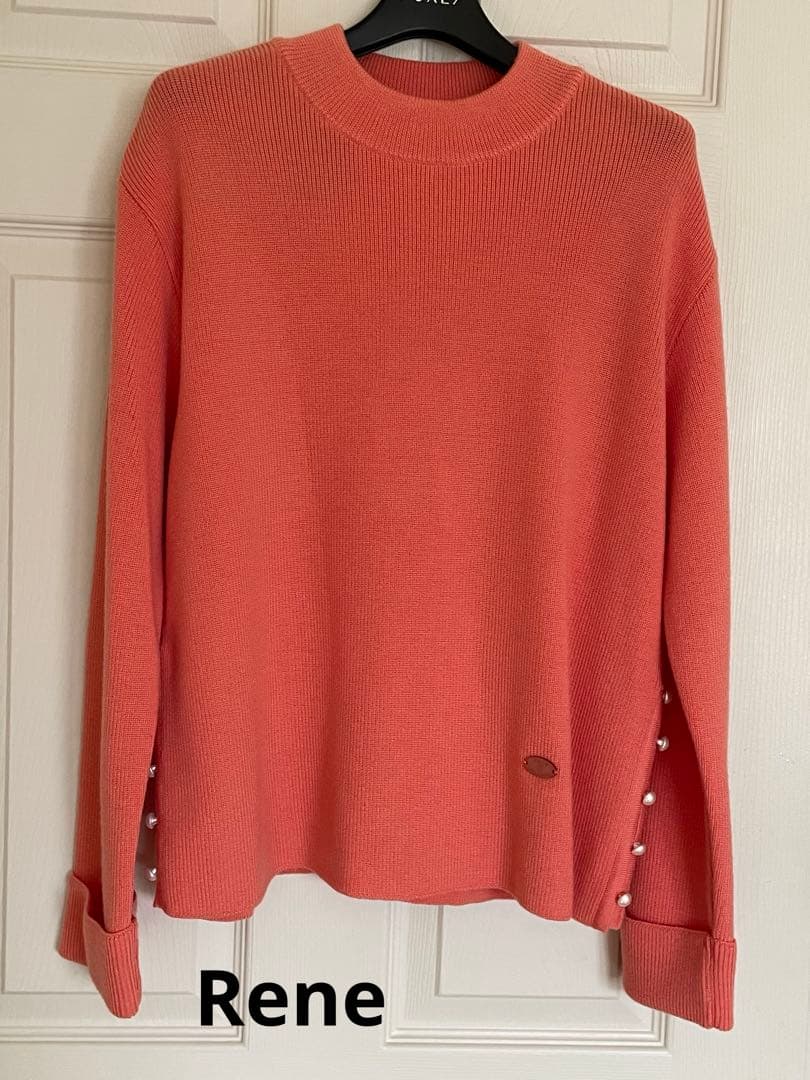 Rene コーラルピンク ニット セーター 新品未使用