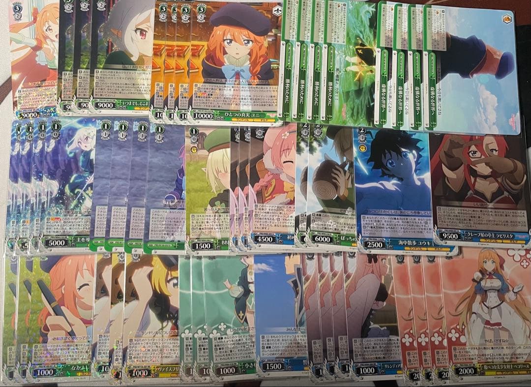 プリコネ　ヴァイスシュヴァルツ　デッキ＋パーツ