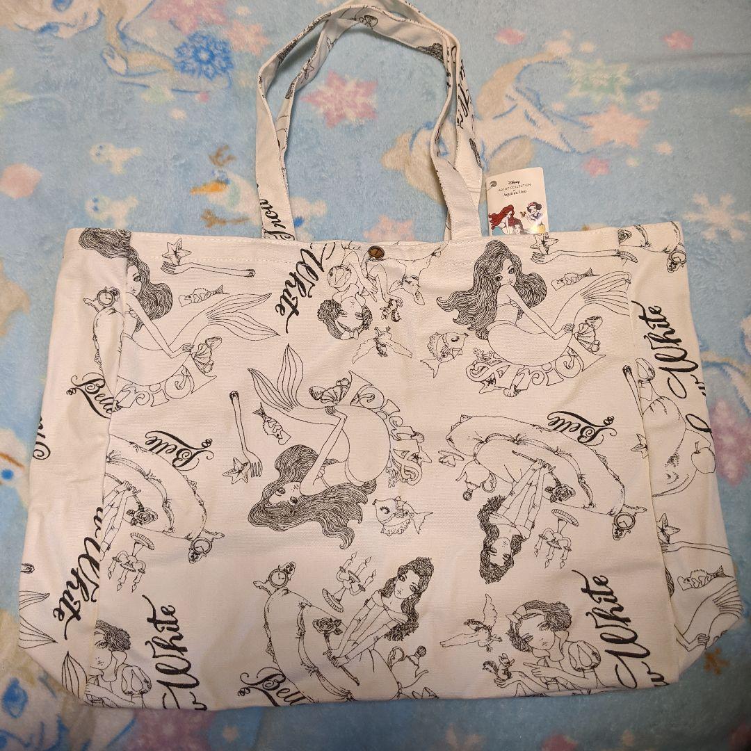 宇野亜喜良 トートバッグ ディズニーストア ディズニープリンセス