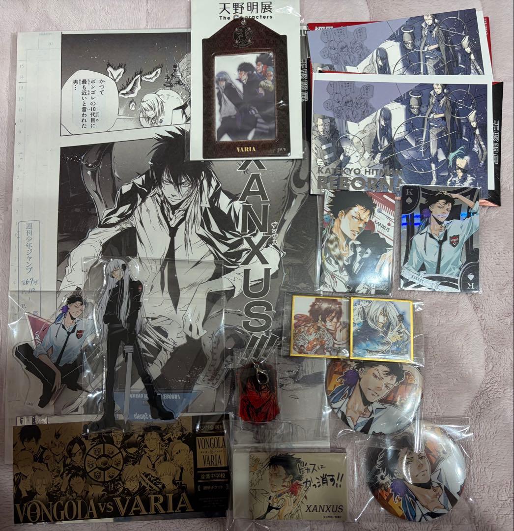 家庭教師ヒットマンリボーン　ザンザス　スクアーログッズセット