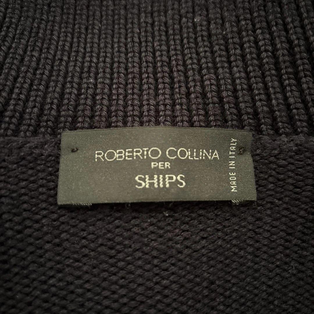 ロベルトコリーナ／タートルネックニット／ダークネイビー／46 - メルカリ