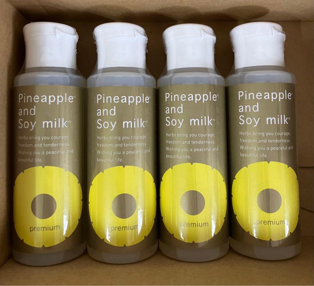 新品未開封 鈴木ハーブ研究所 パイナップル豆乳ローションプレミアム 4本セット