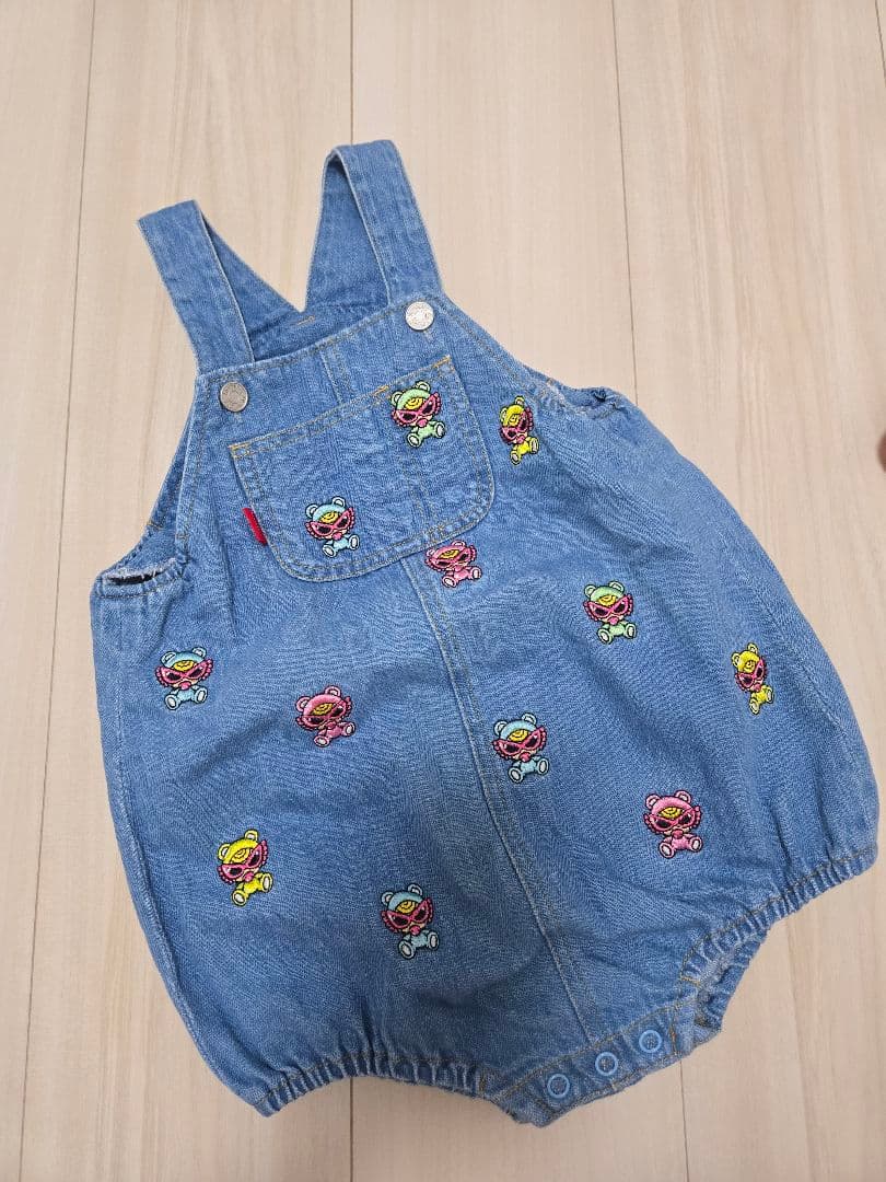 m*認様 ヒスミニ♡テディ刺繍だるまサロペット