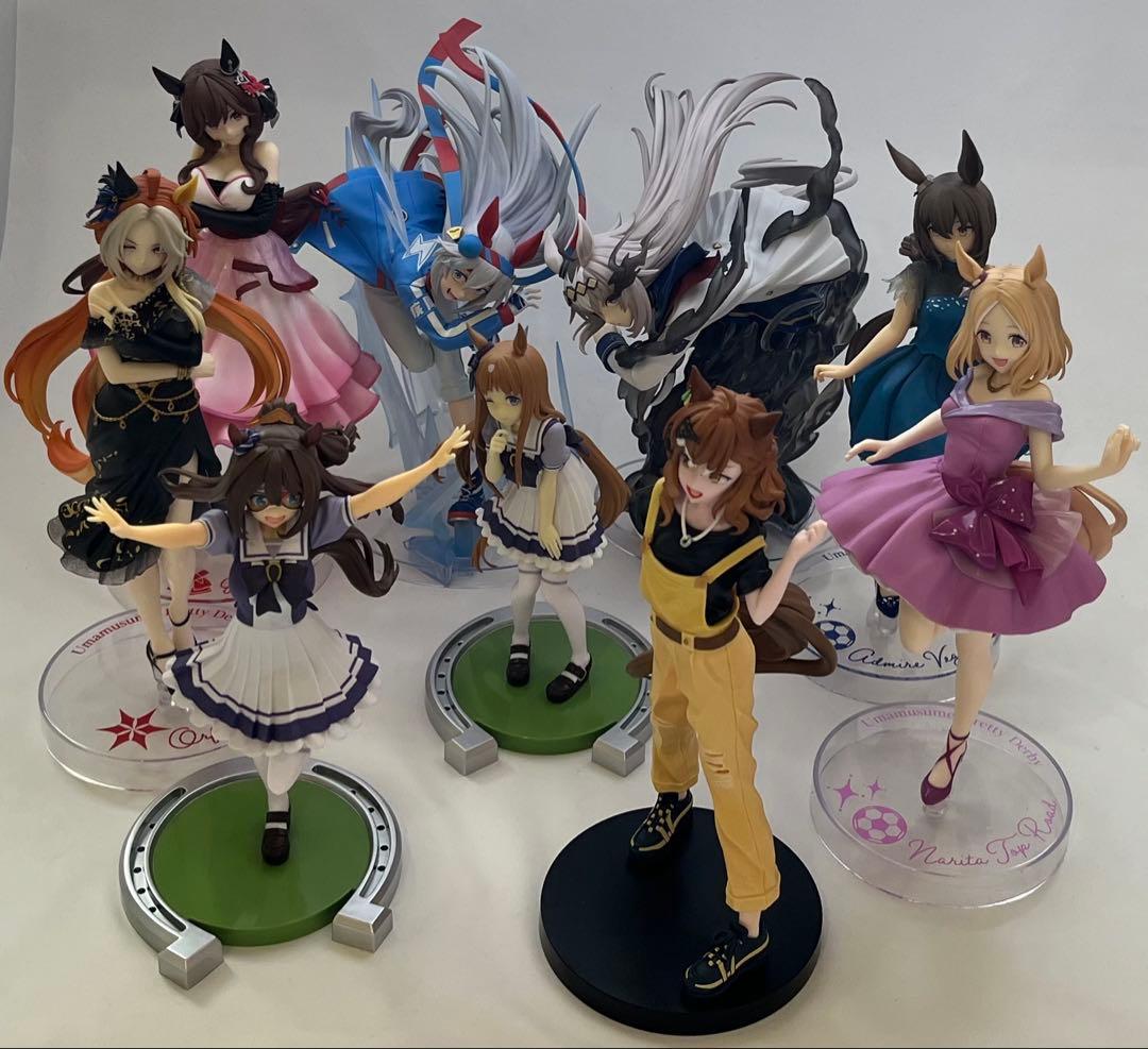 ウマ娘 フィギュア 9点セット 箱無し - メルカリ