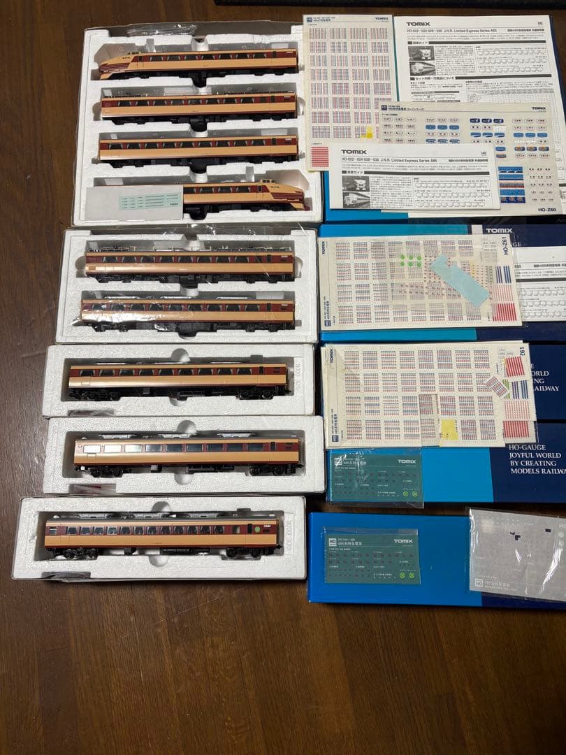 トミックス 485系 hoゲージ 9両セット TOMIX 謹製 HO-Gauge】なぁ～んとなく485系 特急電車（初期型）を眺め