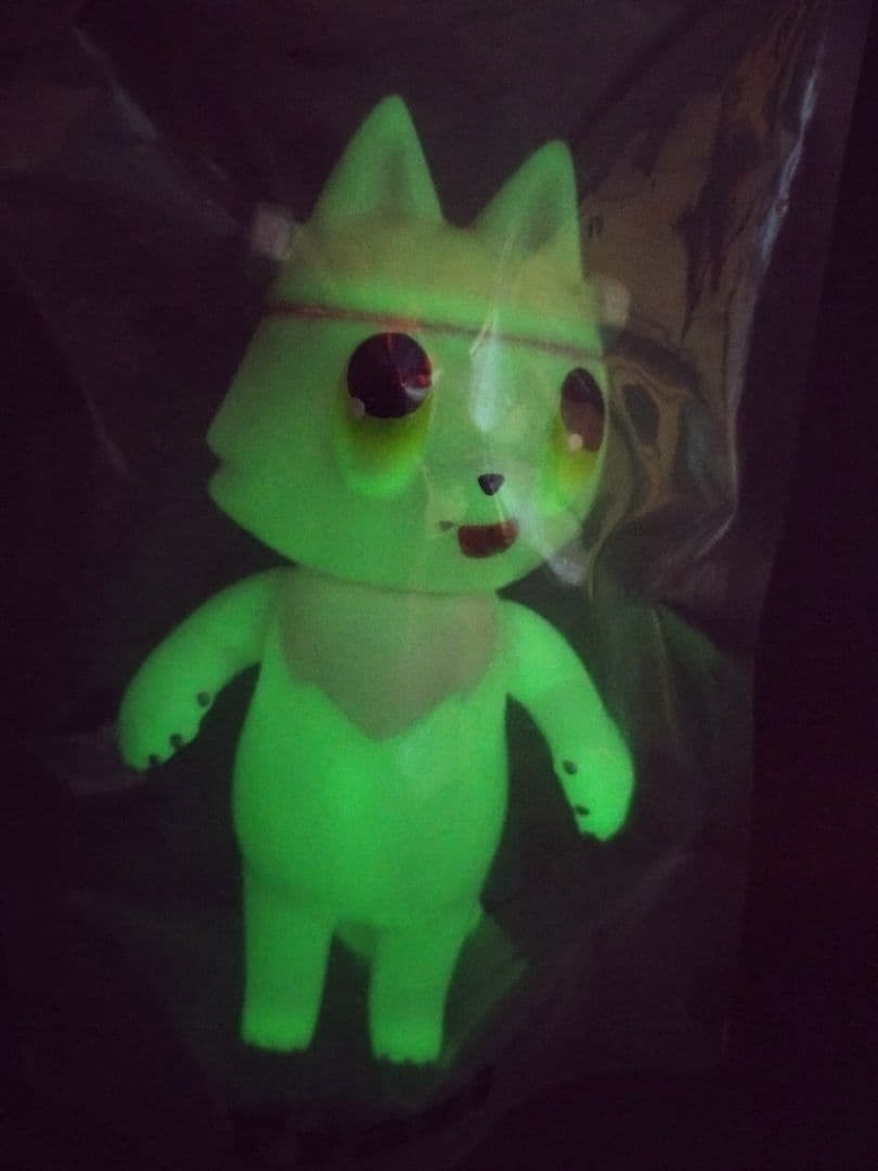 bite morph Frazi【ぶどうジェリー】蓄光ソフビ ソフビ パン フラッヂ