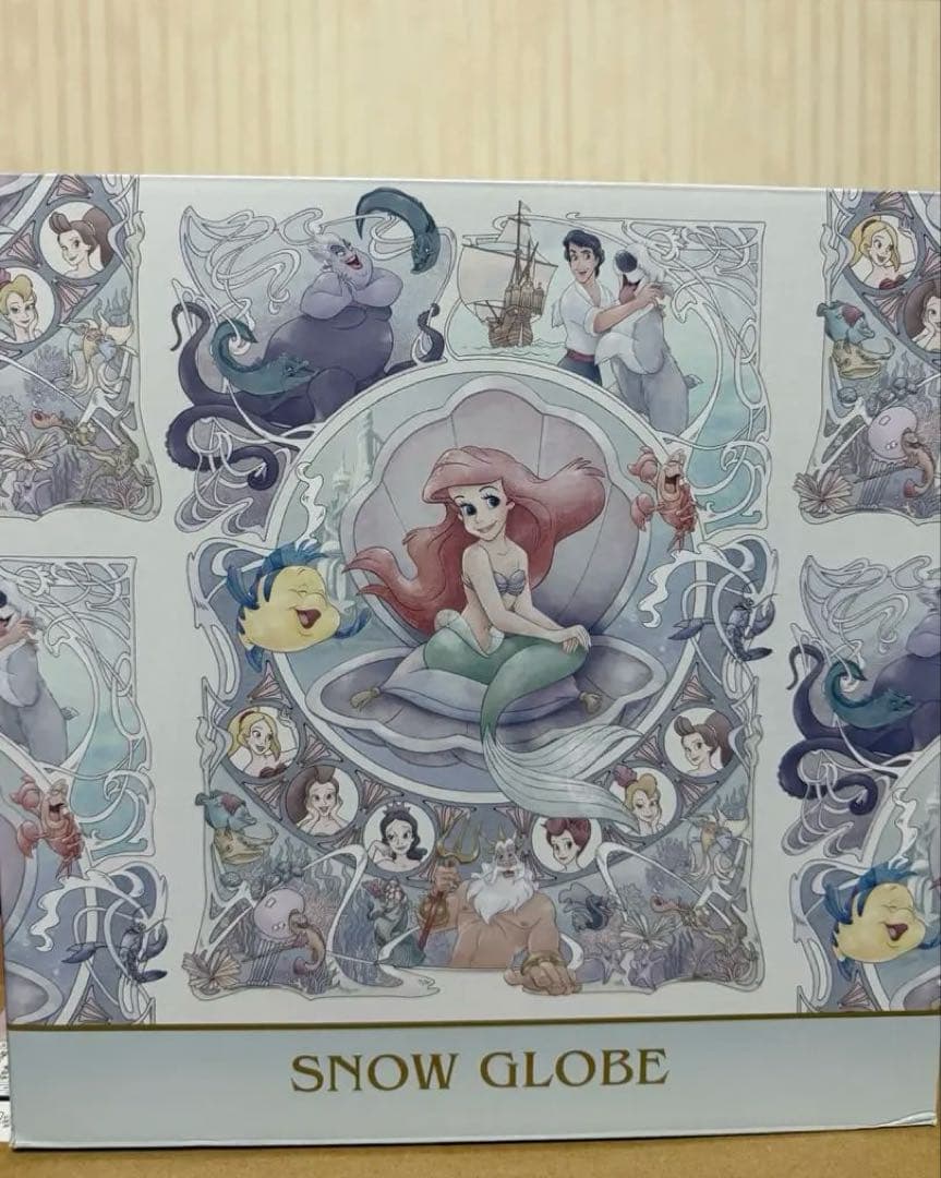 ディズニーストア アリエル リトルマーメイド スノードーム スノー