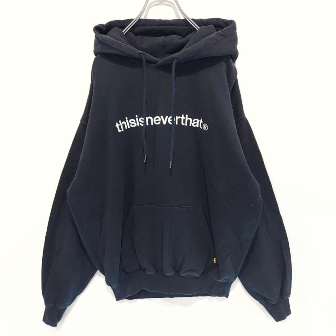 thisisneverthat ネバザ パーカー ネイビー 紺 M 11326 - メルカリ