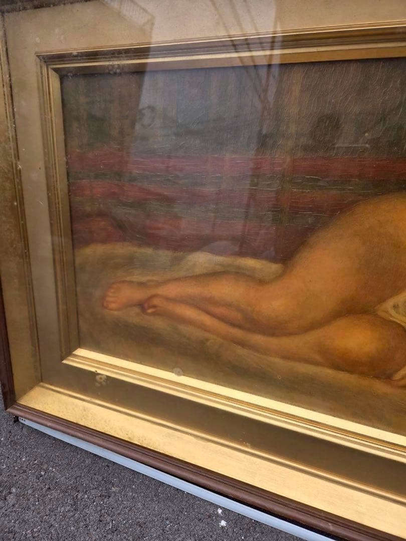 人物画 横たわる裸婦