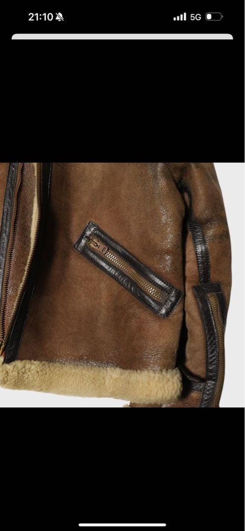 XL☆80s☆USA製☆ゴールデンベア☆B9 フライトジャケット☆ムートン