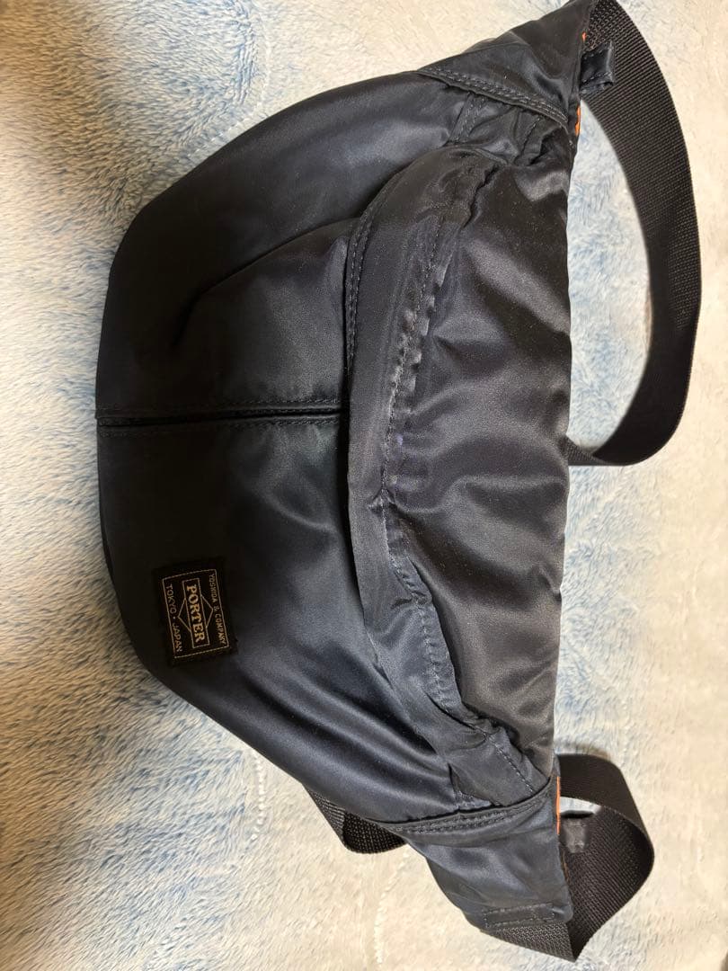 美品❗️最新型 PORTER タンカー ウエストバッグ(s) アイアンブルー