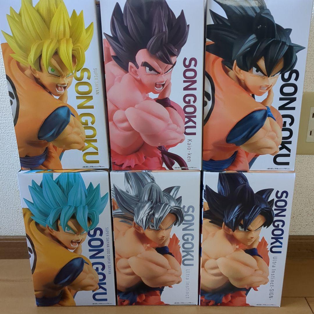 【ナムコ限定・未開封】ドラゴンボール超 地球育ちのサイヤ人 孫悟空 全6種セット