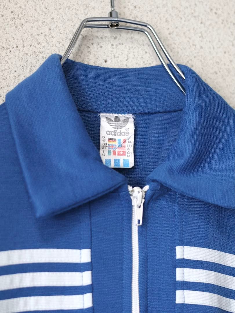 希少 名作 80's adidas ガイコツジャージ トラックジャケット - メルカリ