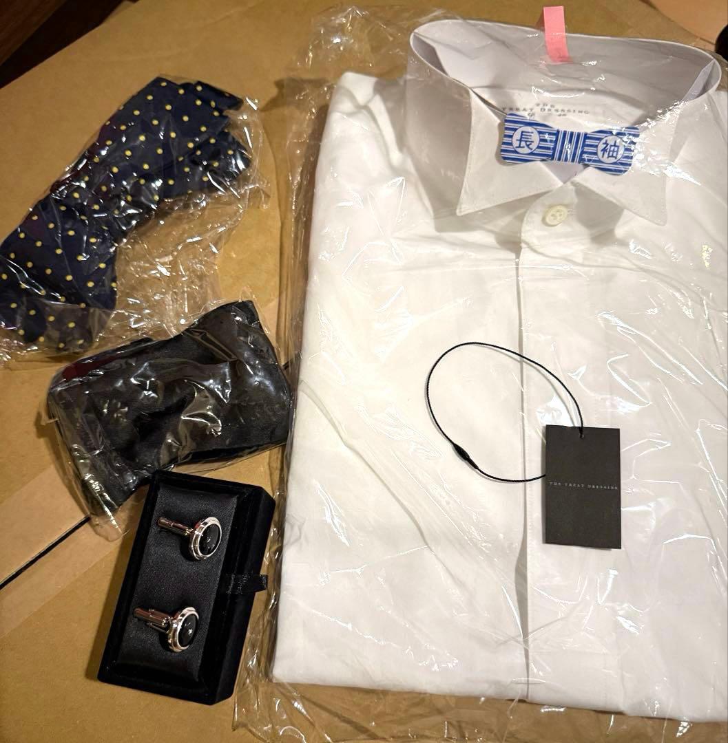 [トリートドレッシング等] 定価4万円以上 新郎4点セット