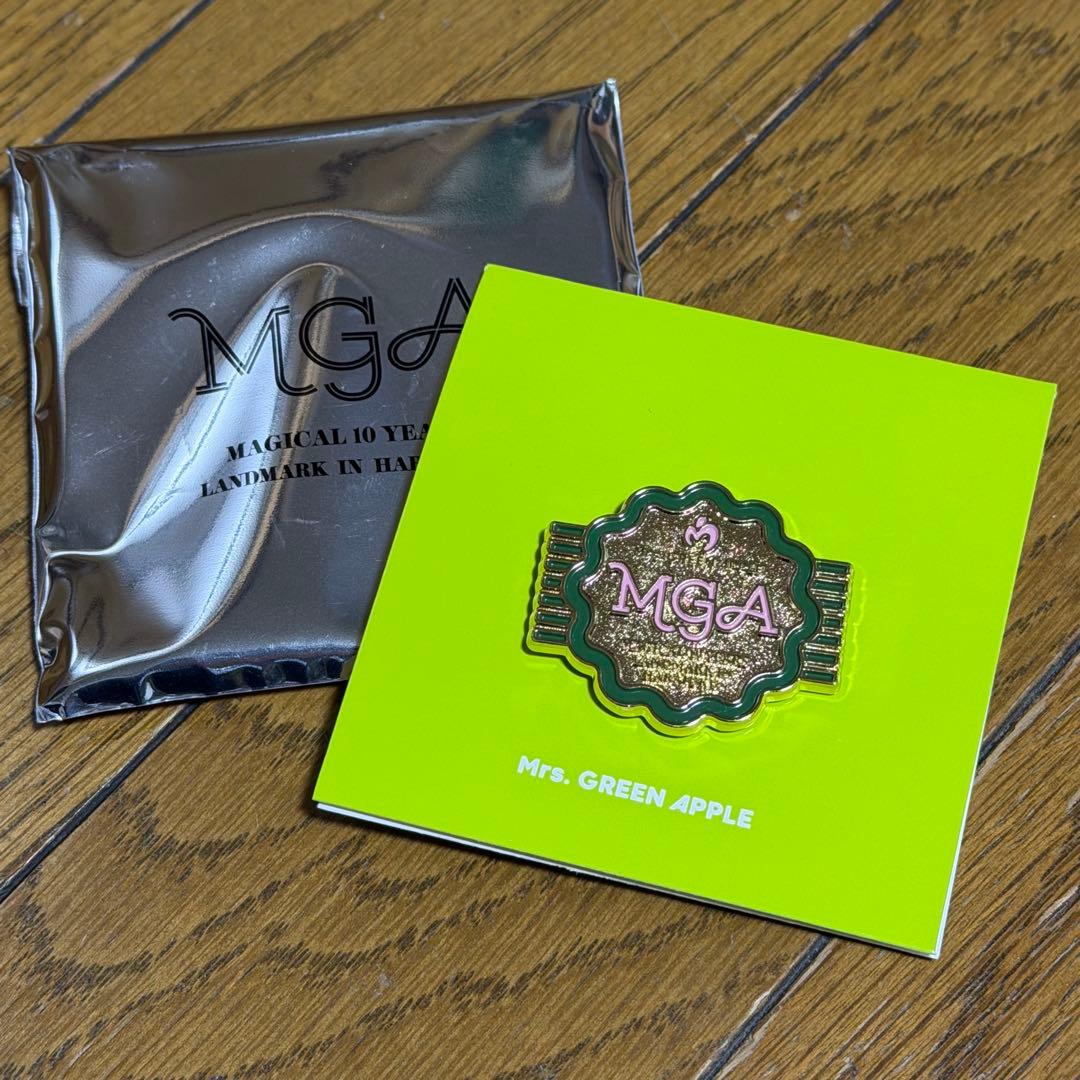 ミセスグリーンアップル MGA 原宿ポップアップ ガチャ ピンバッジ