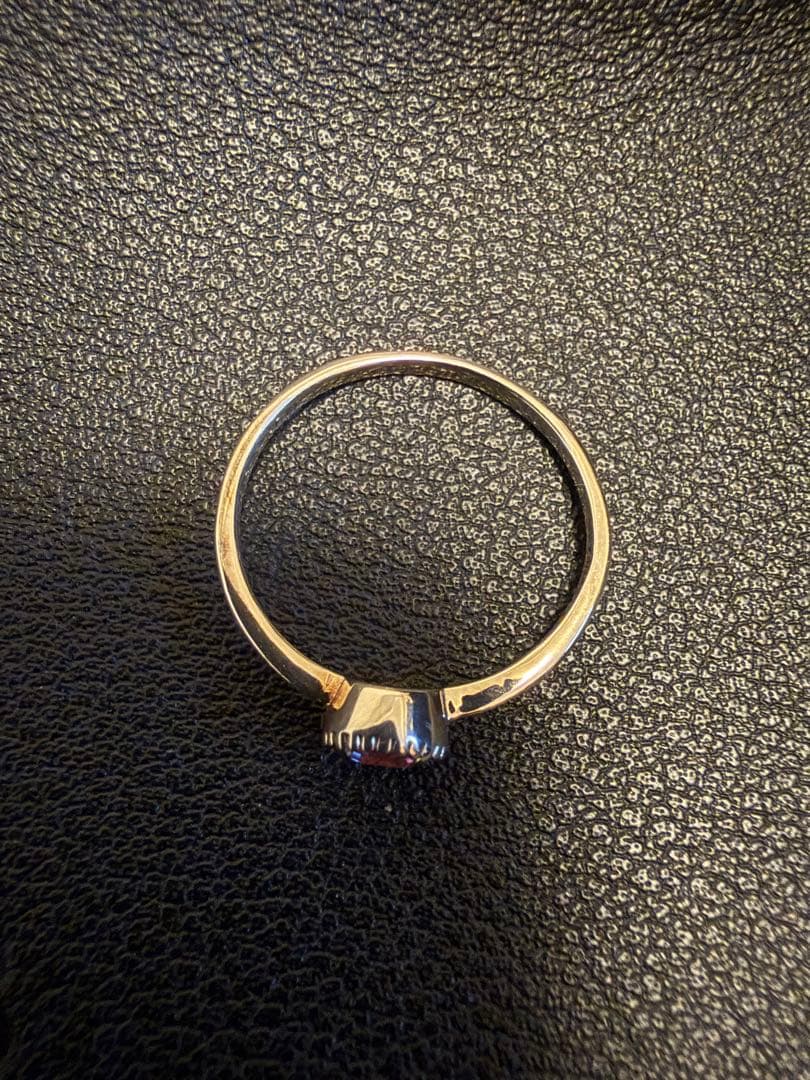 ピンクサファイアリング　0.473ct K10 ホワイトゴールド　11号