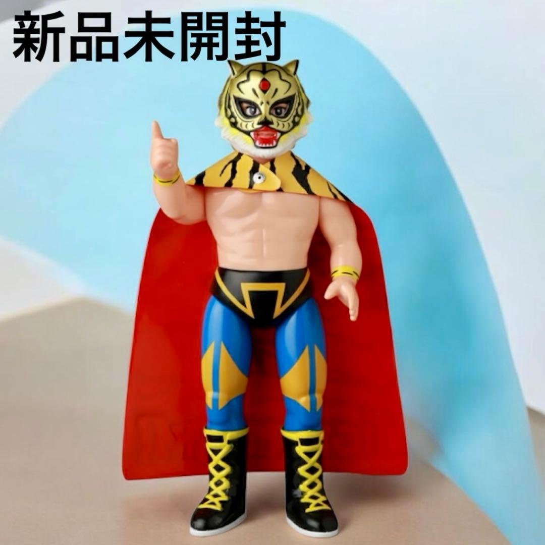 新品未使用】メディコムトイ SFS 初代タイガーマスク(初期ゴールド版