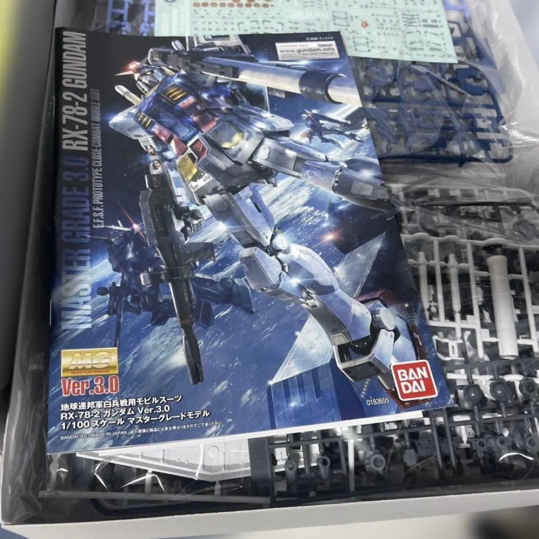RGジオングエフェクトセットとRX-78-2ガンダムVer.3.0の 2セット