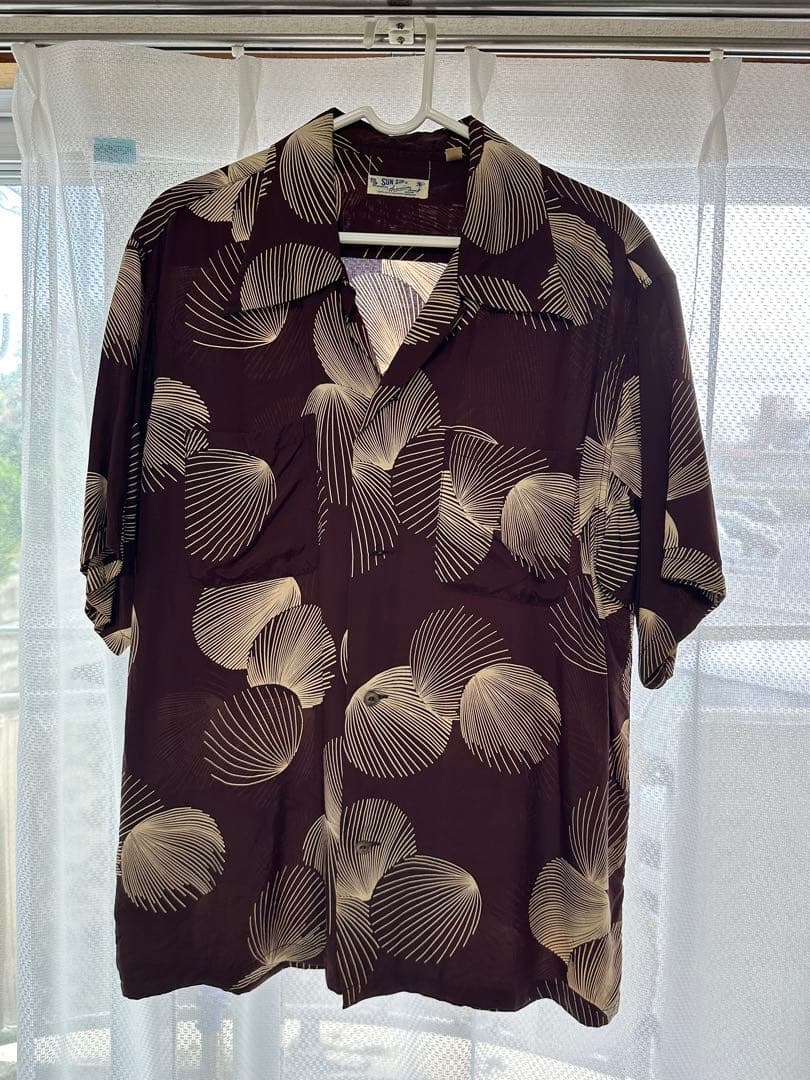 SUN SURF アロハシャツ デュークスシェル　Mサイズ