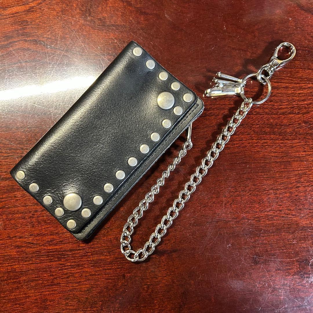 ヴィンテージ USA スタッズ トラッカーウォレット オモシーチャンネル