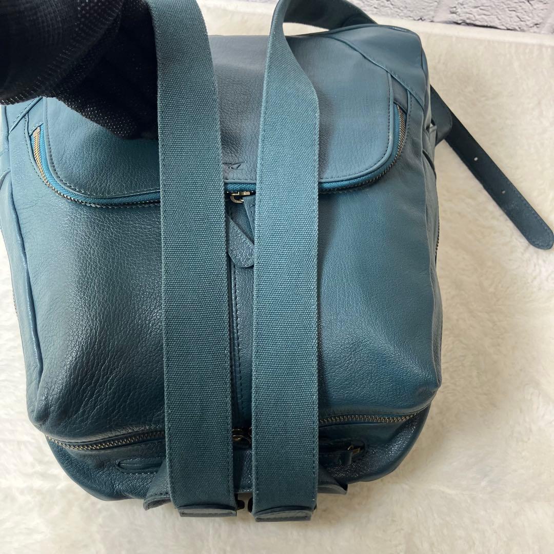 未使用級✨ダコタ ファレル シボ 山羊革 レザー A4可 ロゴ型押し