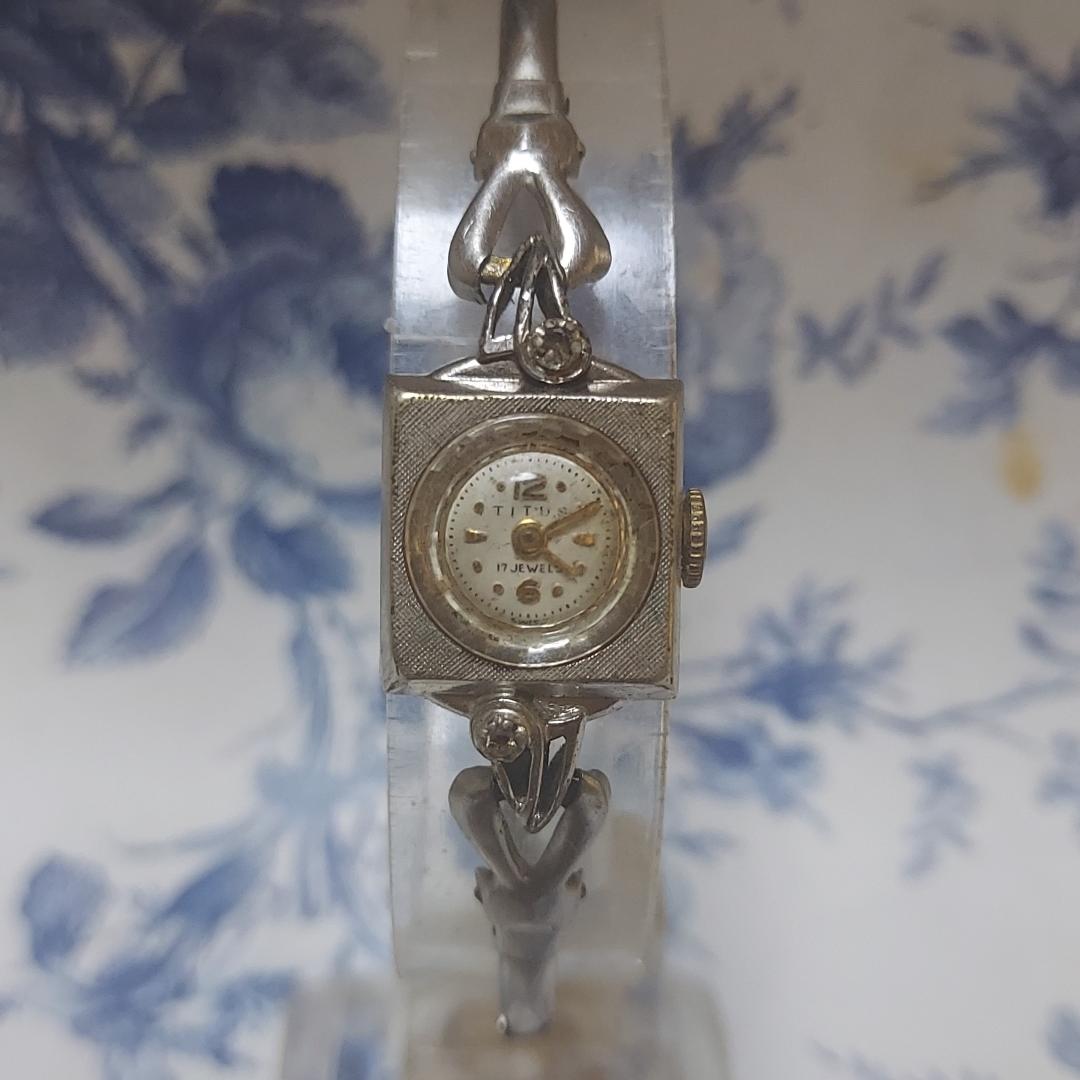 アンティーク　スイス製TITUS レディース　カクテルウオッチ