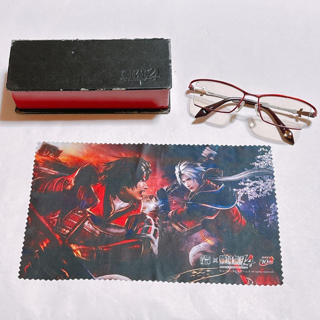 【専用】戦国無双4 眼鏡市場 コラボ 度なし 眼鏡 真田幸村 戦国無双4 × 眼鏡市場 コラボメガネ 第1弾フレームのデザインが公開