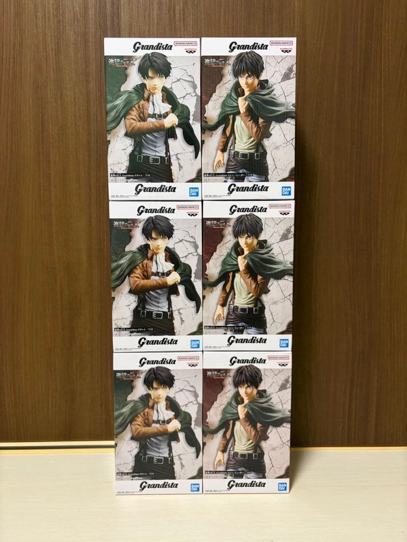 リヴァイ エレン Grandista 6体セット - メルカリ