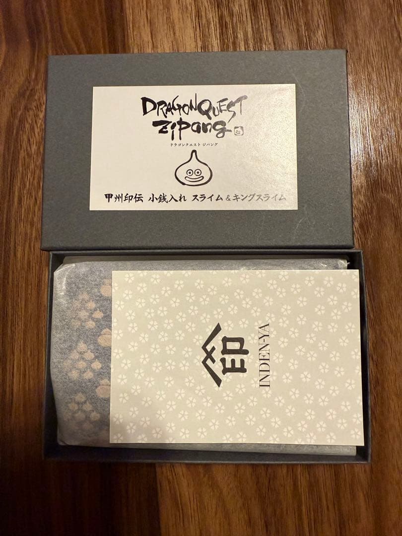 ドラゴンクエストジパング 甲州印伝 小銭入れ スライム＆キング
