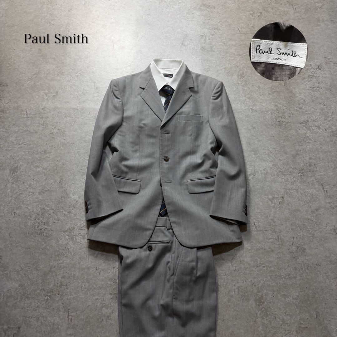ポールスミス メンズ セットアップ スーツ グレー Mサイズ 美品 - メルカリ