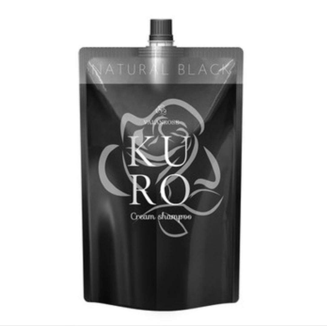 KURO クリームシャンプー ナチュラルブラック4袋