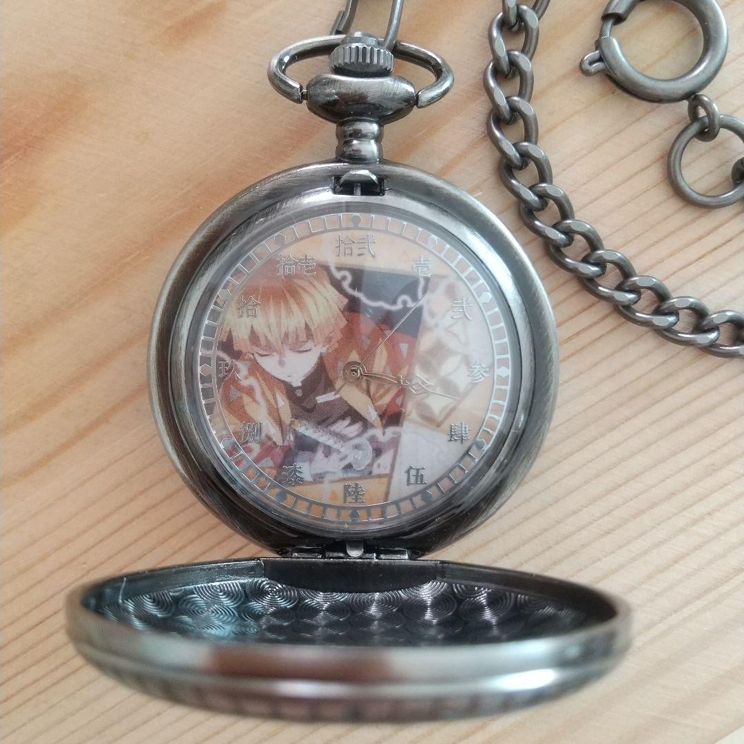 鬼滅の刃」我妻 善逸(あがつま ぜんいつ) 懐中時計⚡絆ノ輪 新品・未