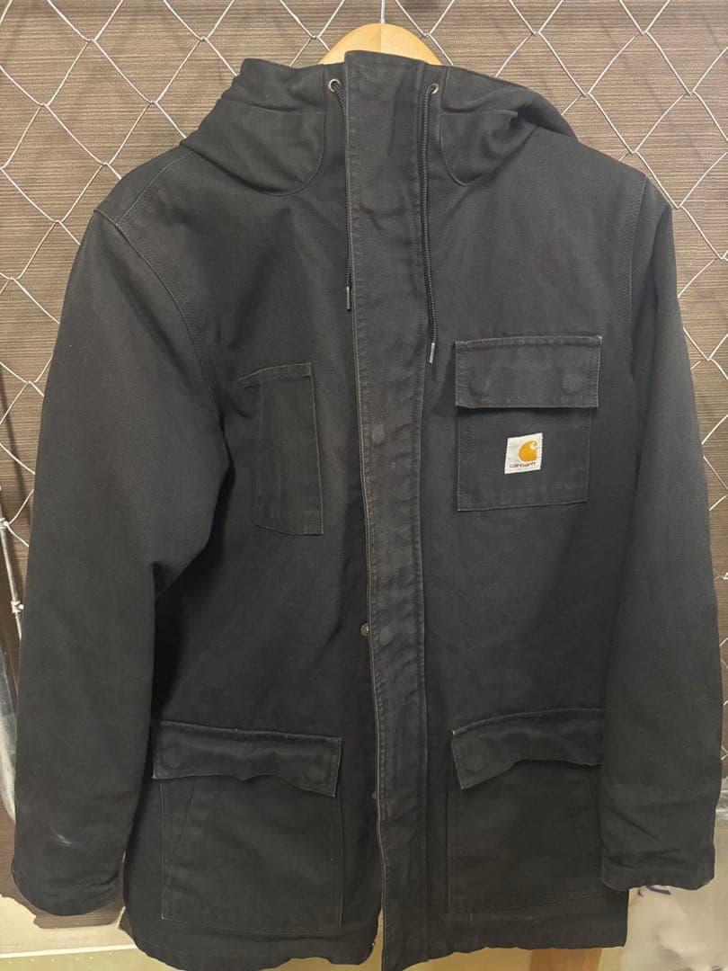 カーハート　シベリアンパーカー　Sサイズ　ブラック