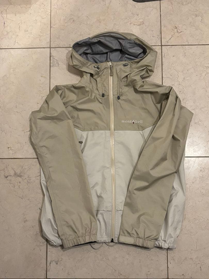 mont-bell ベージュサンダーパスジャケット