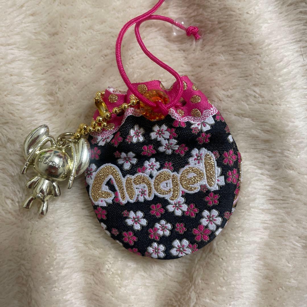 ディズニー スティッチ エンジェル キーホルダー お守り 平成レトロ