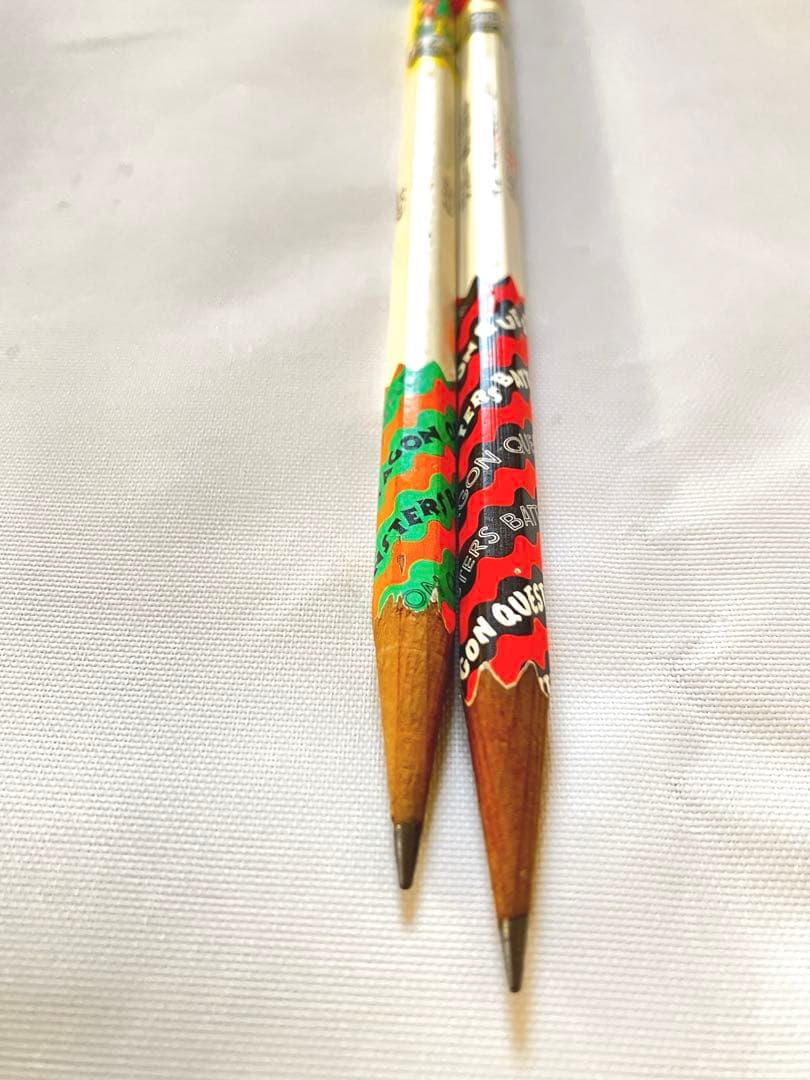 レア】ドラゴンクエスト バトルえんぴつ90本 キャップ25個 まとめ売り