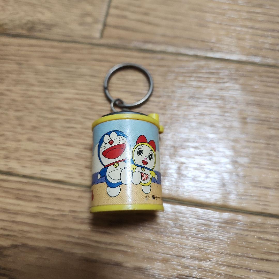 昭和レトロ ドラえもん バネ式 コインケース キーホルダー エポック社
