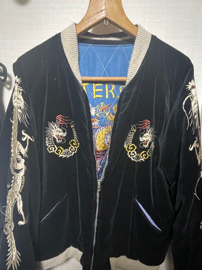 ビームス　リバーシブル　スカジャン