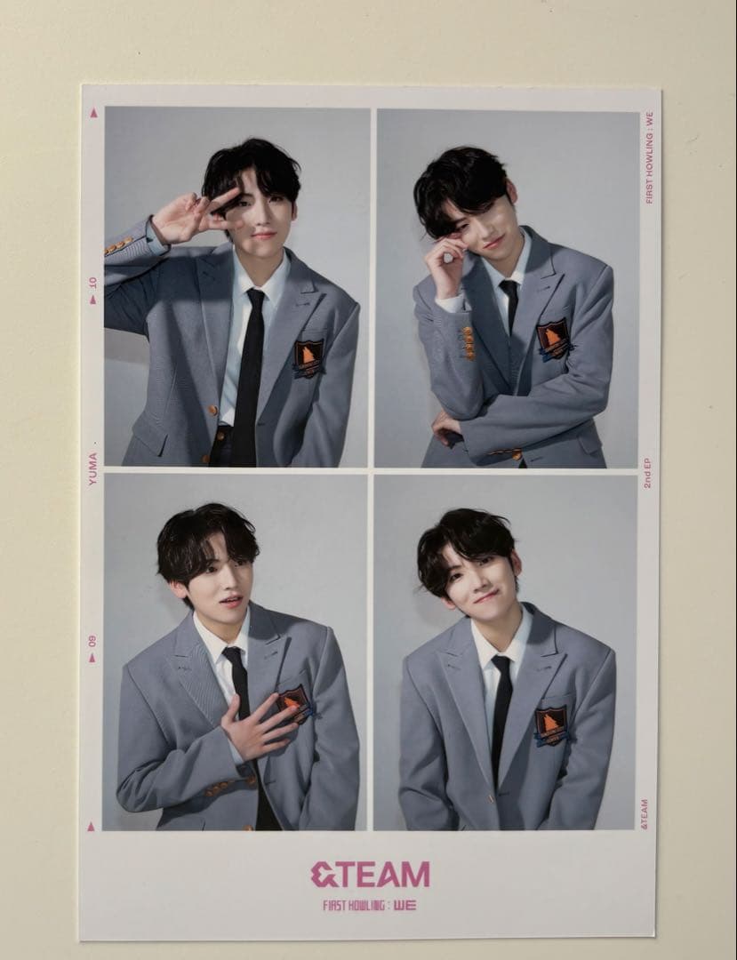 &TEAM YUMA ユウマ 人生4カット フォトカード ラキドロ - メルカリ