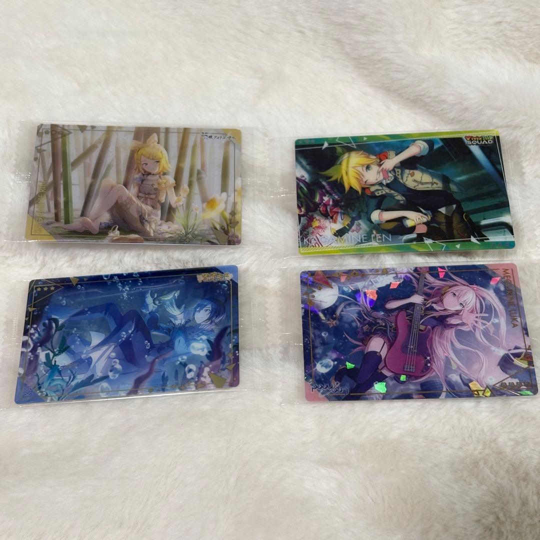 プロセカ バーチャルシンガー ウエハースカード4点セット - メルカリ