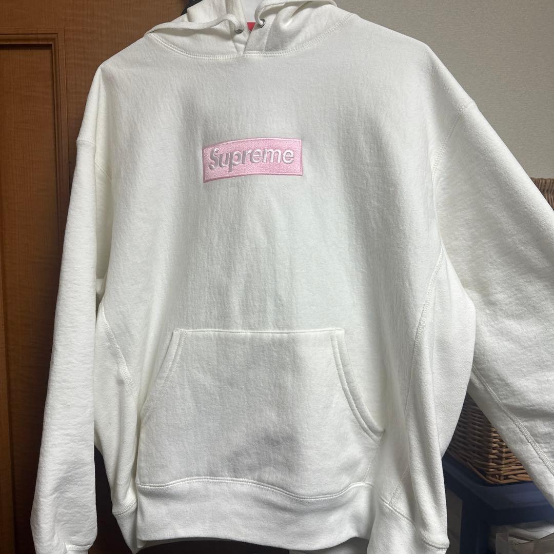 Box Logo Hooded Sweatshirt 2025 白 M