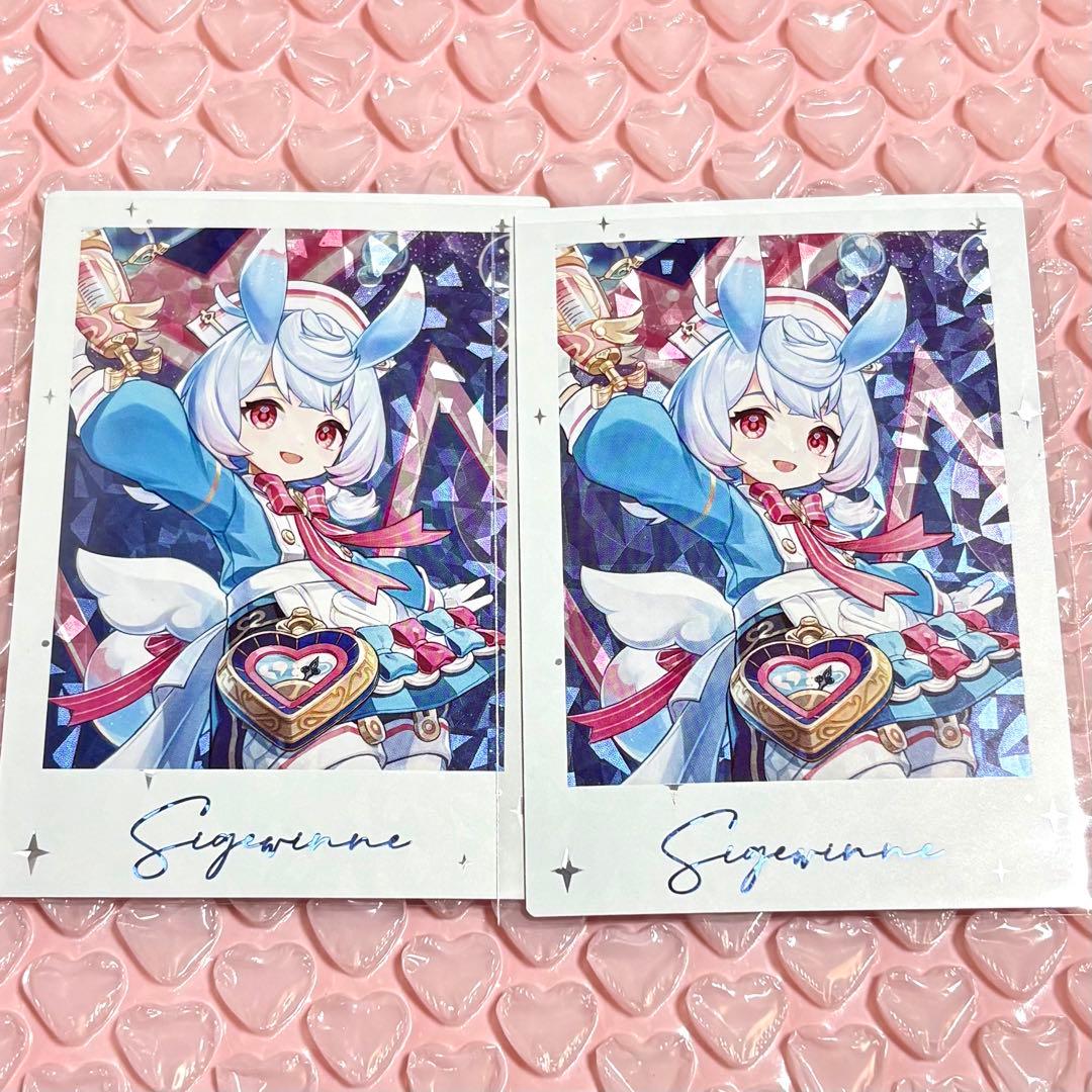 原神 中国 fes 2026 箔押し チェキ ポラロイド カード シグウィン