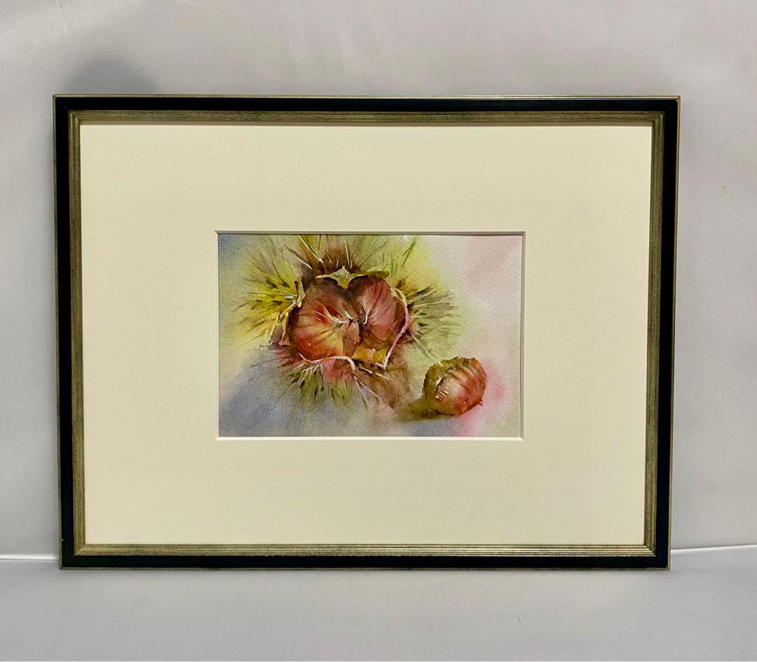 226）原画 水彩画 風景画 くり - メルカリ