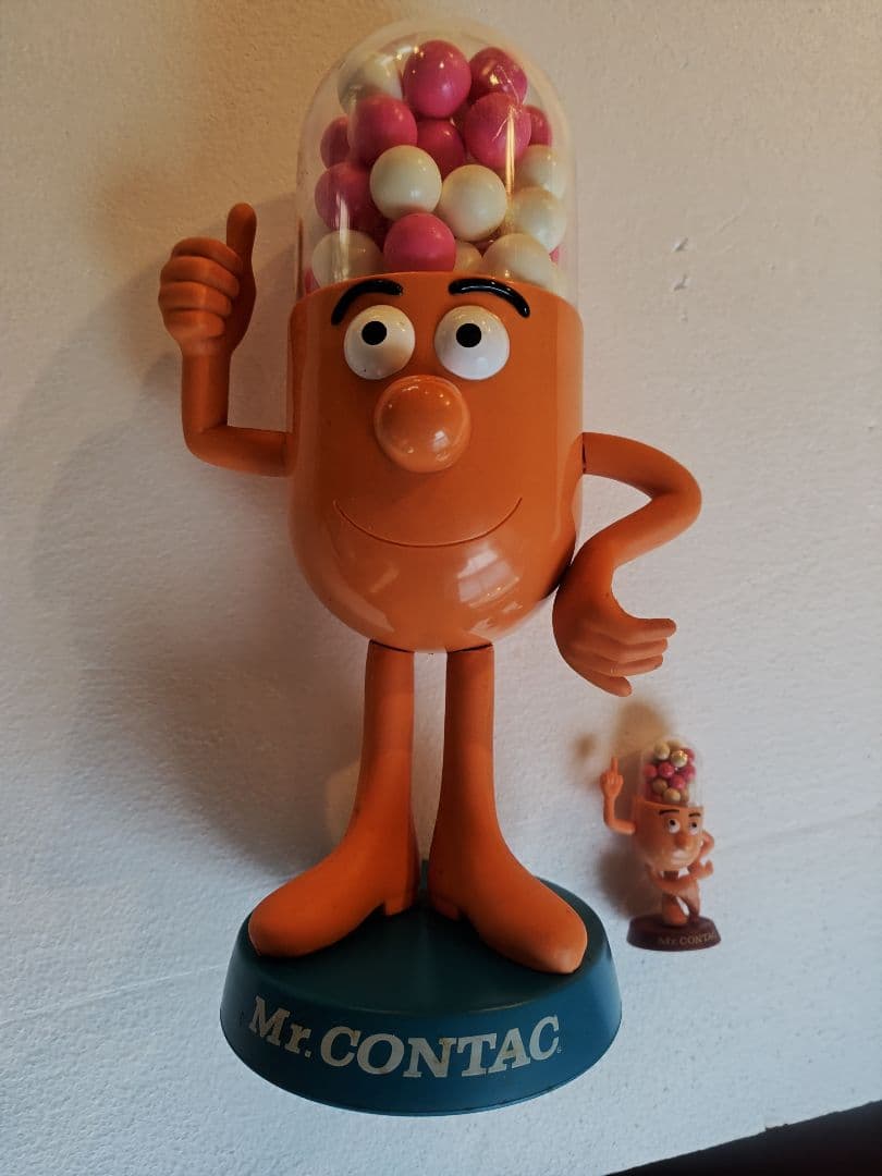 Mr. CONTAC ミスターコンタック人形「大」「小」セット　非売品
