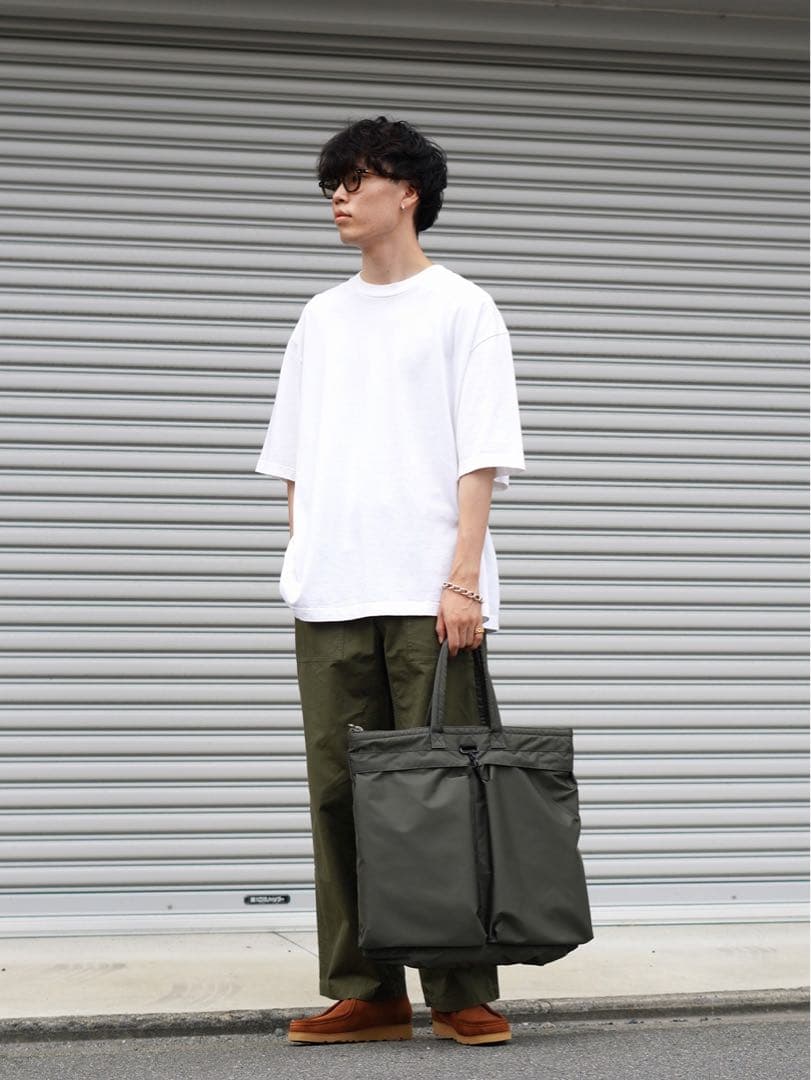 美品】ヤエカ YAECA ヘルメットバッグ HELMET BAG カーキ - メルカリ